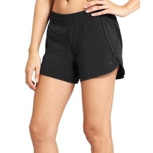Athleta Black Racer Run Shorts